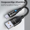 Mobstore Magnetische Oplaadkabel - Zwart - 18W - USB A naar Magnetisch - Snellader - Dataoverdracht - Image 12