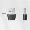 Mobstore Losse USB-C naar USB-A adapter connector opzetstuk - Image 4